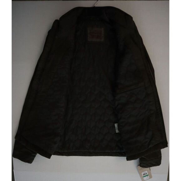 Levi's LM7RC485 Men's Size Large Utility Military Field Jacket Olive Green - Picture 6 of 16